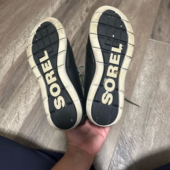 Sorel Explorer Carnival Hiker Boot Olive Green 8 - Picture 6 of 7